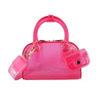 Bohao PVC  Jelly Bag Fashionable All-match Soft Handle Handbag Dirt-resistant And Easy-to-wash Summer Women's Crossbody Bag Customized sku image 5