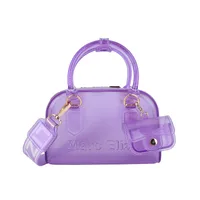 Bohao PVC  Jelly Bag Fashionable All-match Soft Handle Handbag Dirt-resistant And Easy-to-wash Summer Women's Crossbody Bag Customized sku image 6