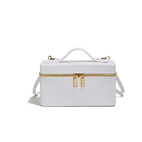 New Spring New Lp Crocodile Pattern First Layer Cowhide Single Shoulder Crossbody Handheld Small Bag Mini Women's Bag main image 5