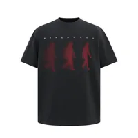 Jiayiku Men's  Summer New American Street Fashion Brand Tee Diablo Abstract Printed Short-sleeved T-shirt For Men sku image 5