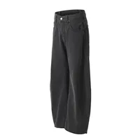 Jiayiku Tide Brand  Spring American Retro Washed Machete Jeans Straight Cleanfit Pants main image 3
