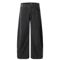 Jiayiku Tide Brand  Spring American Retro Washed Machete Jeans Straight Cleanfit Pants main image 5