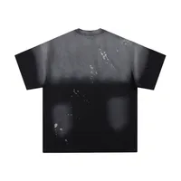 Jiayiku Men's  Summer New American Street Fashion Brand Tee Gradient Washed Inkjet Short-sleeved T-shirt For Men main image 2