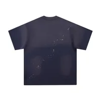 Jiayiku Men's  Summer New American Street Fashion Brand Tee Gradient Washed Inkjet Short-sleeved T-shirt For Men main image 4