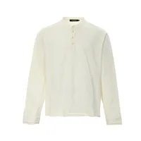 Jiayi Library Men's  Spring New American Retro Henry Collar Men's Base Shirt Simple T-shirt Long Sleeve Men main image 2