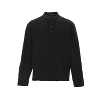 Jiayi Library Men's  Spring New American Retro Henry Collar Men's Base Shirt Simple T-shirt Long Sleeve Men sku image 6