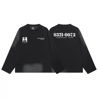Jiayiku Men's  Summer New American Street Fashion Brand Washed T-shirt Kuso Printed Short-sleeved T-shirt main image 3