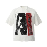 Jiayiku Men's  Summer New American Retro Fashion Brand Tee T-shirt Characters Printed Short-sleeved T-shirt For Men main image 1