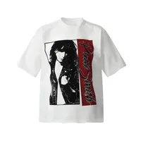 Jiayiku Men's  Summer New American Retro Fashion Brand Tee T-shirt Characters Printed Short-sleeved T-shirt For Men main image 2