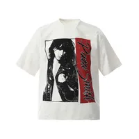 Jiayiku Men's  Summer New American Retro Fashion Brand Tee T-shirt Characters Printed Short-sleeved T-shirt For Men sku image 7