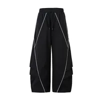 Jiayiku Men's Wear ∠ National Tide Functional Wind Machete Pants Hidden Paratroopers Tactical Inlay Design Casual Pants main image 1