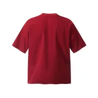Jiayiku Men's  Summer American Street Hip Hop Fashion Brand Couple Tee Flame Heart-shaped Printed T-shirt Short Sleeve main image 4