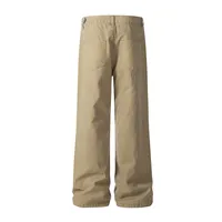 Jiayi Library Men's  Spring American Style Retro Washed Old Simple Casual Pants Straight Through Loose Wide Leg Pants main image 4