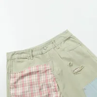 Jiayiku Men's  New Antique Personality Sticker Cleanfit Casual Pants Antique Straight Pants main image 4