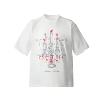 Jiayiku Men's  Summer New American Retro Trendy Brand Tee T-shirt Graffiti Print Short-sleeved T-shirt For Men sku image 6