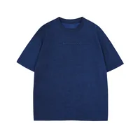 Jiayiku Men's  New Summer New Niche Simple T-shirt Short-sleeved Trendy Men's High-end Feeling Base Shirt For Men sku image 12