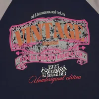 Jiayiku Fashion Brand  Summer New Campus Style American Style Retro Color Matching T-shirt Raglan Sleeve Couple's Short-sleeved T-shirt main image 3