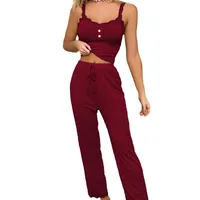 Casual Pajamas Women's Summer Lace Sling Sexy Hot Girls  Women's Home Clothes Pajamas main image 4