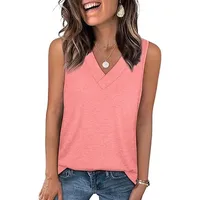 Explosive Summer Women's V-Neck Sleeveless Casual Vest main image 2