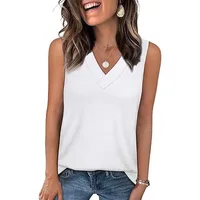 Explosive Summer Women's V-Neck Sleeveless Casual Vest main image 4