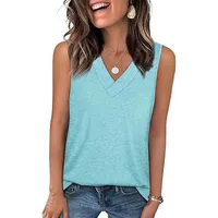 Explosive Summer Women's V-Neck Sleeveless Casual Vest main image 5