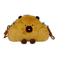 New Cartoon Bread Capybara Small Satchel Girl's Heart Cute Change Key Bag Grab Doll Exchange Gift main image 5