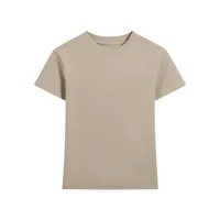 Women's Short-Sleeved Shoulder T-Shirt With French Crewneck  Summer Short Stretch Slim-Fit Hot Girl Style Slimming Short Top For Women sku image 3