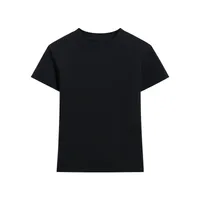 Women's Short-Sleeved Shoulder T-Shirt With French Crewneck  Summer Short Stretch Slim-Fit Hot Girl Style Slimming Short Top For Women sku image 10