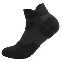 Men's Sports Socks Summer Professional Basketball Socks Outdoor Towel Socks Running Non-slip Short Socks Elite Socks sku image 1