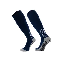 Adult Long Soccer Socks Thickened Extra Glue Towel Bottom Non-Slip High Socks For Men Professional Sports Socks Competition Training Socks sku image 13