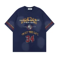 Jiayi Library Men's  Summer New Arrival Campus Style American Jersey Short-Sleeved Sweatshirt Heavy Washed T-Shirt For Men sku image 7