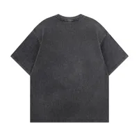 Jiayiku Men's  Summer American Street Hip Hop Fashion Brand Washed Tee Diablo Printed T-shirt Short-sleeved Men main image 4