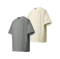 Jiayiku Men's  Summer Waste Soil Style American Retro Fashion Brand Washed Tee Functional Style Pleated Short-sleeved T-shirt main image 3