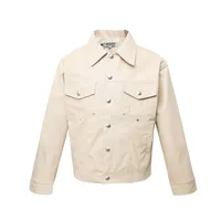 Jiayiku Fashion Brand  Spring American Retro Python Pattern Stitching Loose PU Leather Locomotive Jacket Coat Men sku image 3