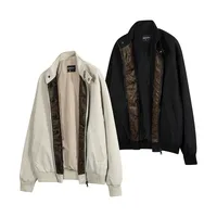 Jiayiku Men's  Spring New American Retro Fashion Brand Python Pattern Leather Stitching Detroit Jacket For Men main image 5