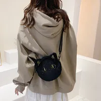 Anderson Cat Crossbody Bag Women's  New Mobile Phone Bag Plush Embroidery Shoulder Bag Cute Cartoon Small Round Bag main image 4