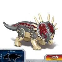 Zhu Luoji Dinosaur Puzzle Assembled Building Blocks Kidsren's Toys Hot-selling  Quick-buy Bag Packaging sku image 16