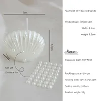30CM Pearl Long Rod Wax Hotel Aromatherapy Candle Atmosphere Desktop Ornaments European Romantic Smokeless Pearl Candle sku image 2