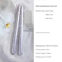 30CM Pearl Long Rod Wax Hotel Aromatherapy Candle Atmosphere Desktop Ornaments European Romantic Smokeless Pearl Candle sku image 5