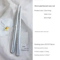 30CM Pearl Long Rod Wax Hotel Aromatherapy Candle Atmosphere Desktop Ornaments European Romantic Smokeless Pearl Candle sku image 11
