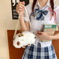 New Plush Shoulder Bag Little Capybara Cute Bag Large Capacity Fashion Versatile  Wholesale main image 1