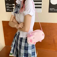 New Plush Shoulder Bag Little Capybara Cute Bag Large Capacity Fashion Versatile  Wholesale main image 2