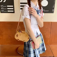 New Plush Shoulder Bag Little Capybara Cute Bag Large Capacity Fashion Versatile  Wholesale main image 3