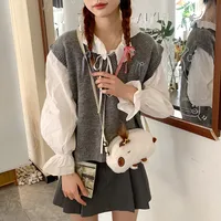 New Plush Shoulder Bag Little Capybara Cute Bag Large Capacity Fashion Versatile  Wholesale main image 4