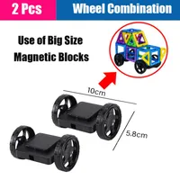 Medium Magnetic Sheet Supplement Children's Magnet Magnetic Building Blocks Large Full Magnetic Color Window Magnetic Sheet Parts sku image 32