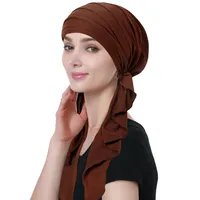New Solid Color Pile Cap Women's Tail Cap Four Bars Aircraft Cap Tam-O'-Shanter In Stock main image 5