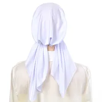 Malaysia Two Tails Tam-O'-Shanter Curved Tam-O'-Shanter Middle East Simple Stretch Sleeve Cap Women's Hat main image 3