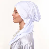 Malaysia Two Tails Tam-O'-Shanter Curved Tam-O'-Shanter Middle East Simple Stretch Sleeve Cap Women's Hat main image 4