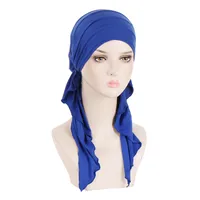 Amazon New Solid Color Four Bars And Two Tails Tam-O'-Shanter AliExpress Pile Cap Women's Hat sku image 1