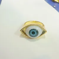 Personality Geometric Alloy Sphere Plating Glasses Women's Eye Rings main image 5